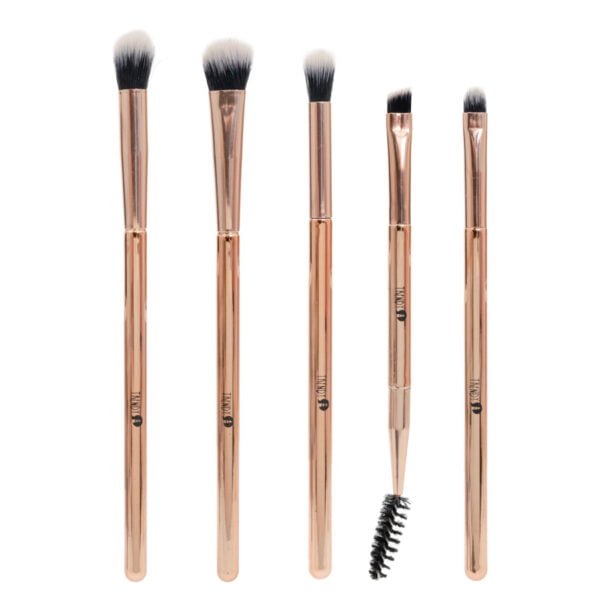 Kit Brocha Ojos Metalica Oro Rosa Trendy - Image 3