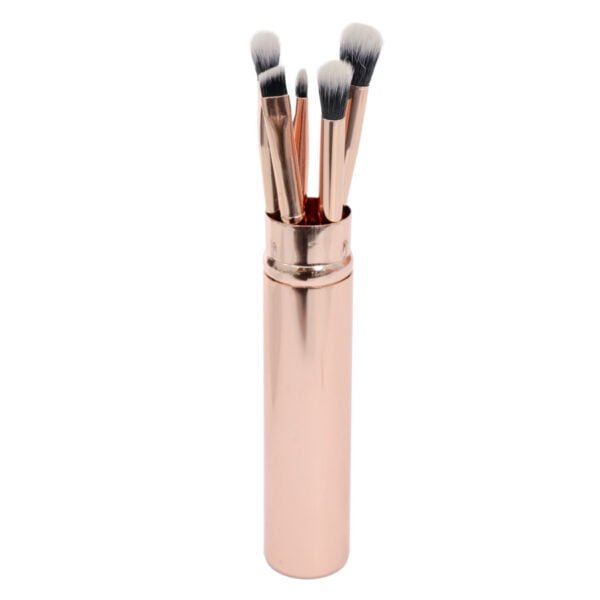 Kit Brocha Ojos Metalica Oro Rosa Trendy - Image 2