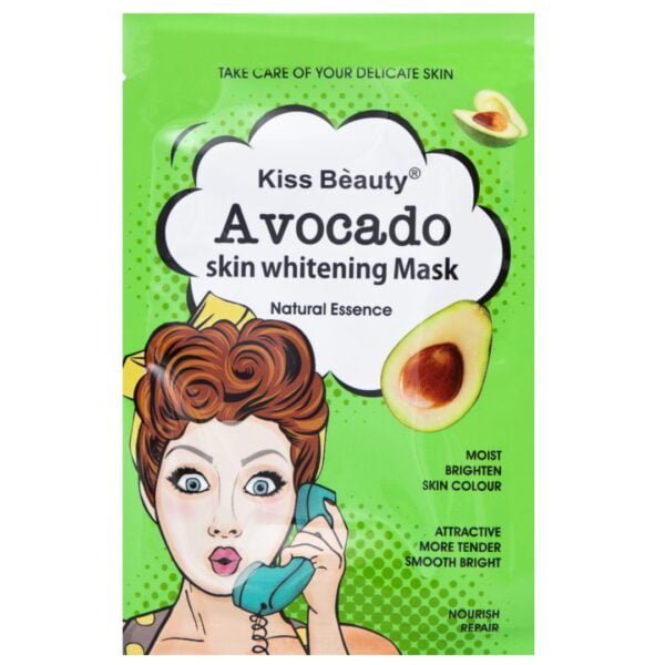Mascarilla en Velo Aguacate Kiss Beauty