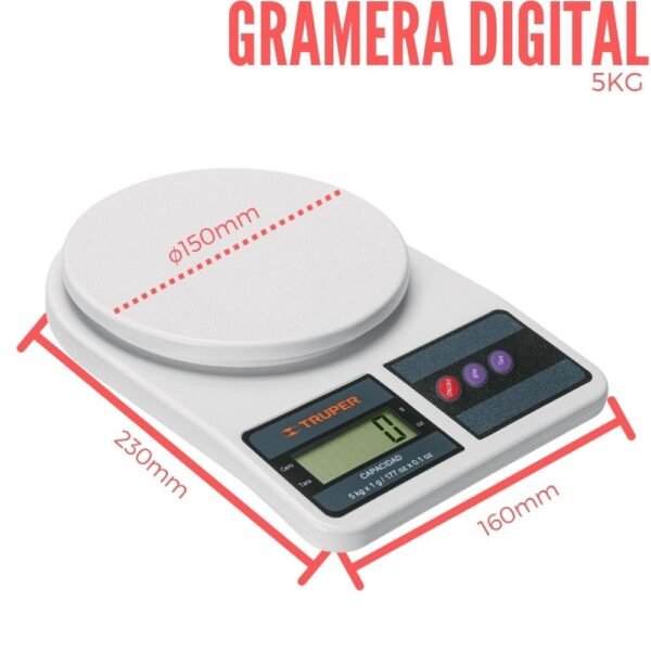 Gramera De Cocina Digital Electrónica - Image 3