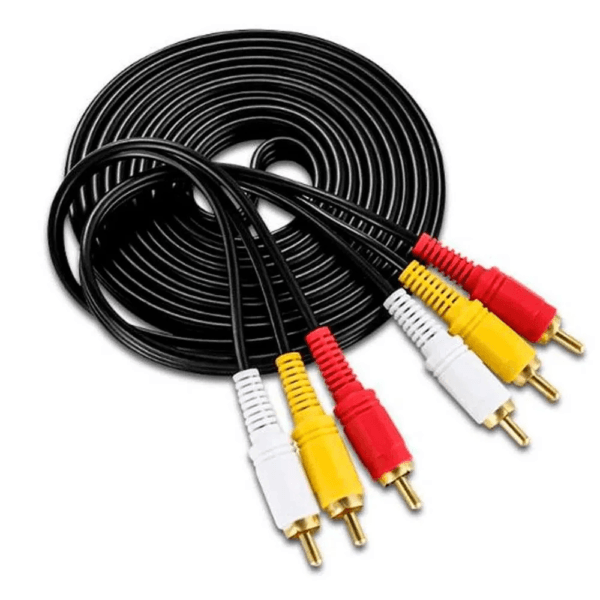 Cable RCA 3 a 3 de 3 metros
